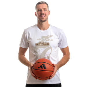 adidas Goran Dragić Night of the Dragon Graphic T-Shirt ''White''