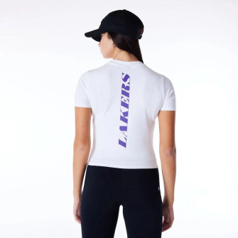 New Era NBA Los Angeles Lakers Wordmark Slim Women's T-Shirt 