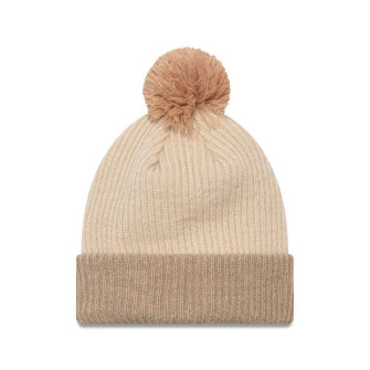 New Era Bobble Knit Womens Beanie ''Beige''