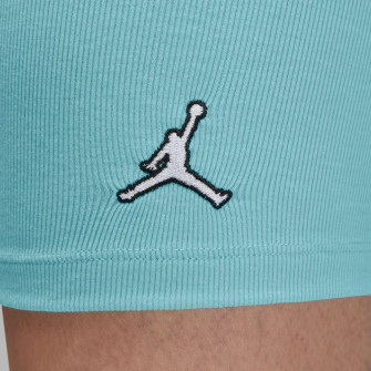 Air Jordan Women's Ribbed Bike Shorts ''Bleached Aqua''