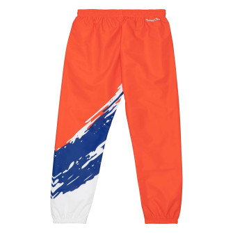 M&N NBA New York Knicks Paintbrush Warmup Kids Pants ''Orange''