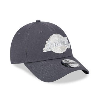 New Era NBA LA Lakers Metallic Logo 9Forty Adjustable Cap ''Grey''