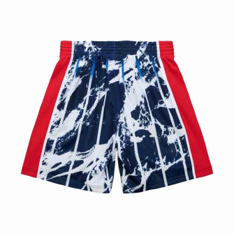 M&N Team Marble Swingman Houston Rockets 1996 Shorts ''Blue''