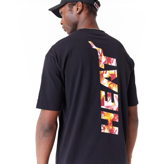 New Era NBA Miami Heat Large Infill Oversized T-Shirt ''Black''