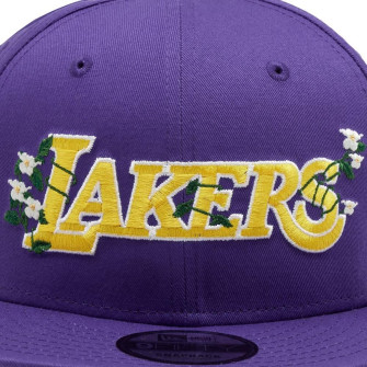 New Era NBA LA Lakers Flower Wordmark Cap ''Purple''