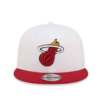 New Era NBA Miami Heat Crown Team 9FIFTY Snapback Cap ''White''