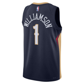 Nike NBA New Orleans Pelicans Zion Williamson Icon Edition Swingman Jersey ''College Navy''