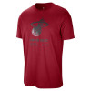 Nike NBA Miami Heat Courtside T-Shirt "Tough Red"