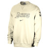 Nike NBA Los angeles Lakers Standard Issue Dri-FIT Sweatshirt ''Coconut Milk''