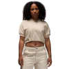 Air Jordan Knit Cropped Women's T-Shirt "Legend Brown"